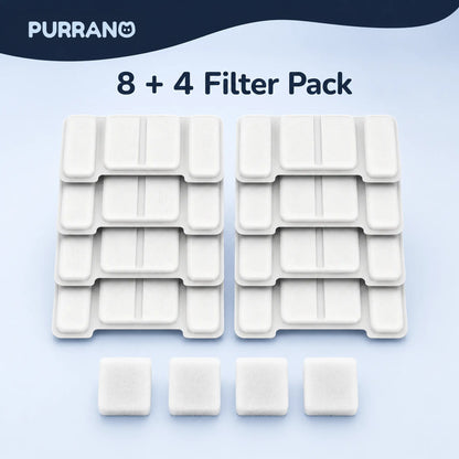 PURRANO™ Csere Szűrők – Mindig Friss és Tiszta Víz Kedvencednek