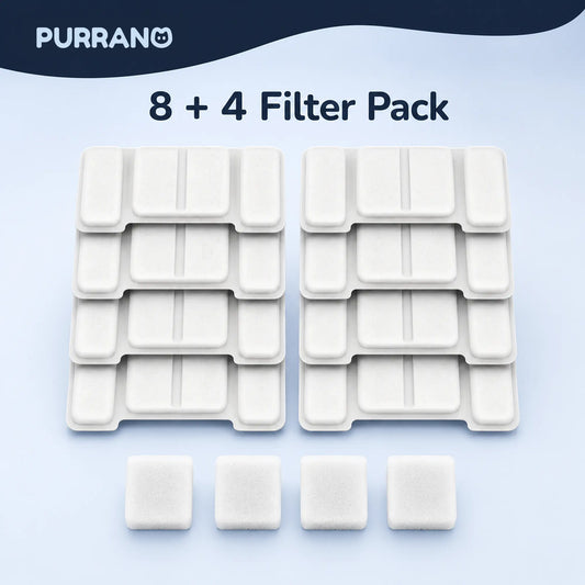 PURRANO™ Csere Szűrők – Mindig Friss és Tiszta Víz Kedvencednek